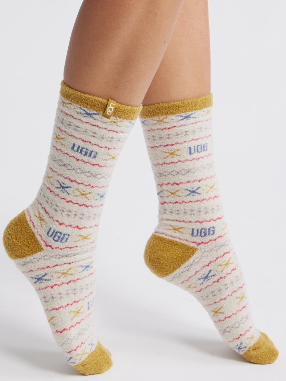 UGG Leslie Graphic Crew Sock